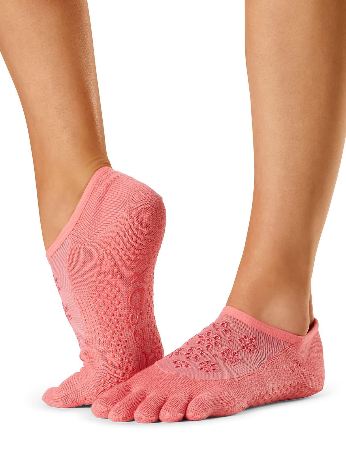 TOESOX Full Toe Luna Grip Socks Summer Sunset Çorap