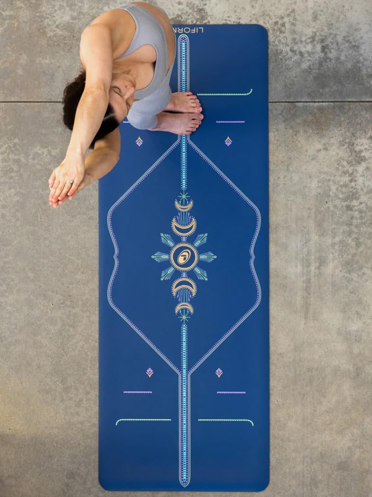 Liforme Liforme Cosmic Moon Dusk Blue 2mm Travel Mat