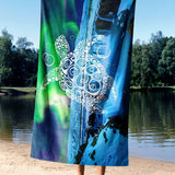 Essential Towel Microfiber Essential Towel Blue Turtle Havlu