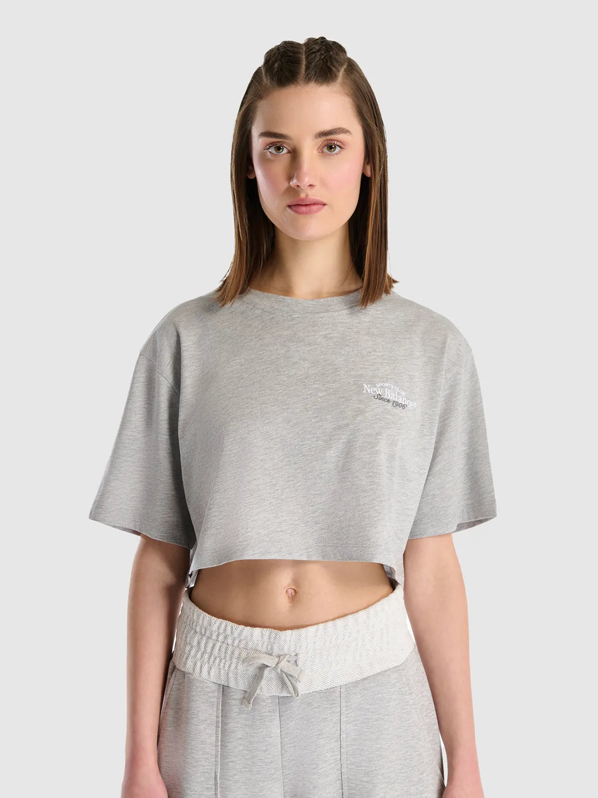 New Balance NB Lifestyle Tshirt WNT1506-AG Kadın Tişört