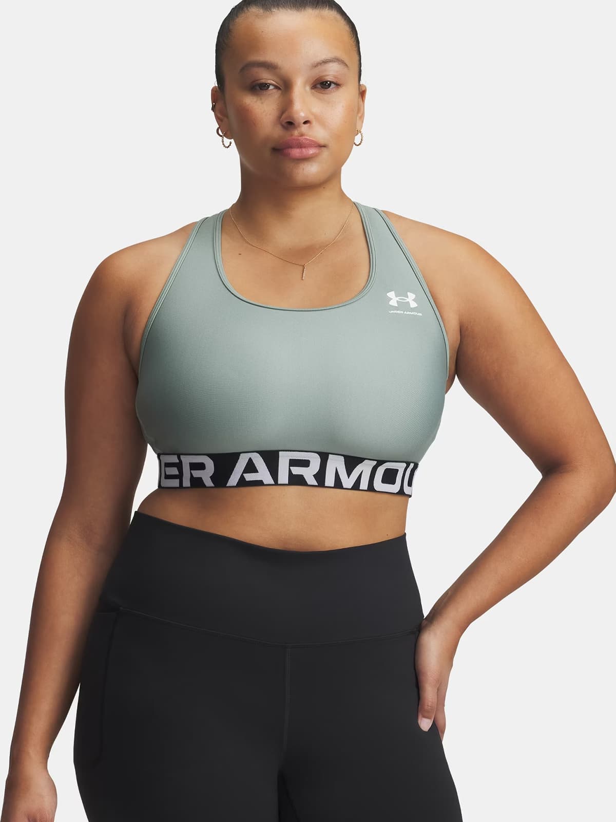 Under Armour HeatGear® Armour Mid Branded Sports Bra Spor Sütyeni