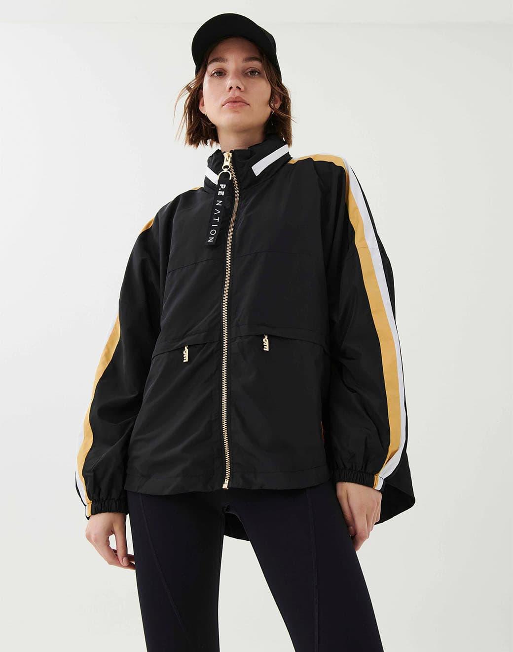 P.E Nation Backswing Jacket in Black Spor Ceket