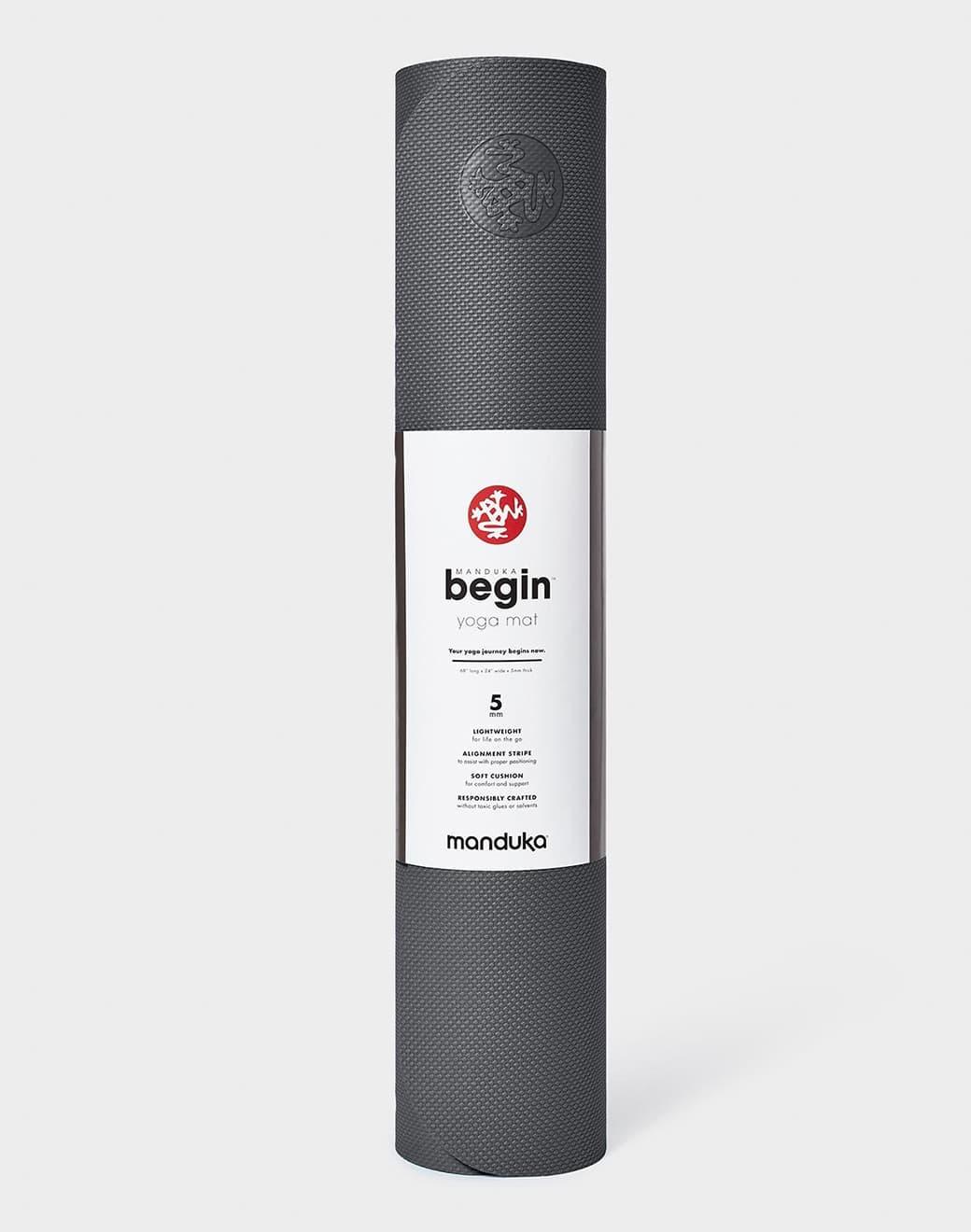 Manduka Begin Yoga Mat Steel Grey 5mm Yoga Matı