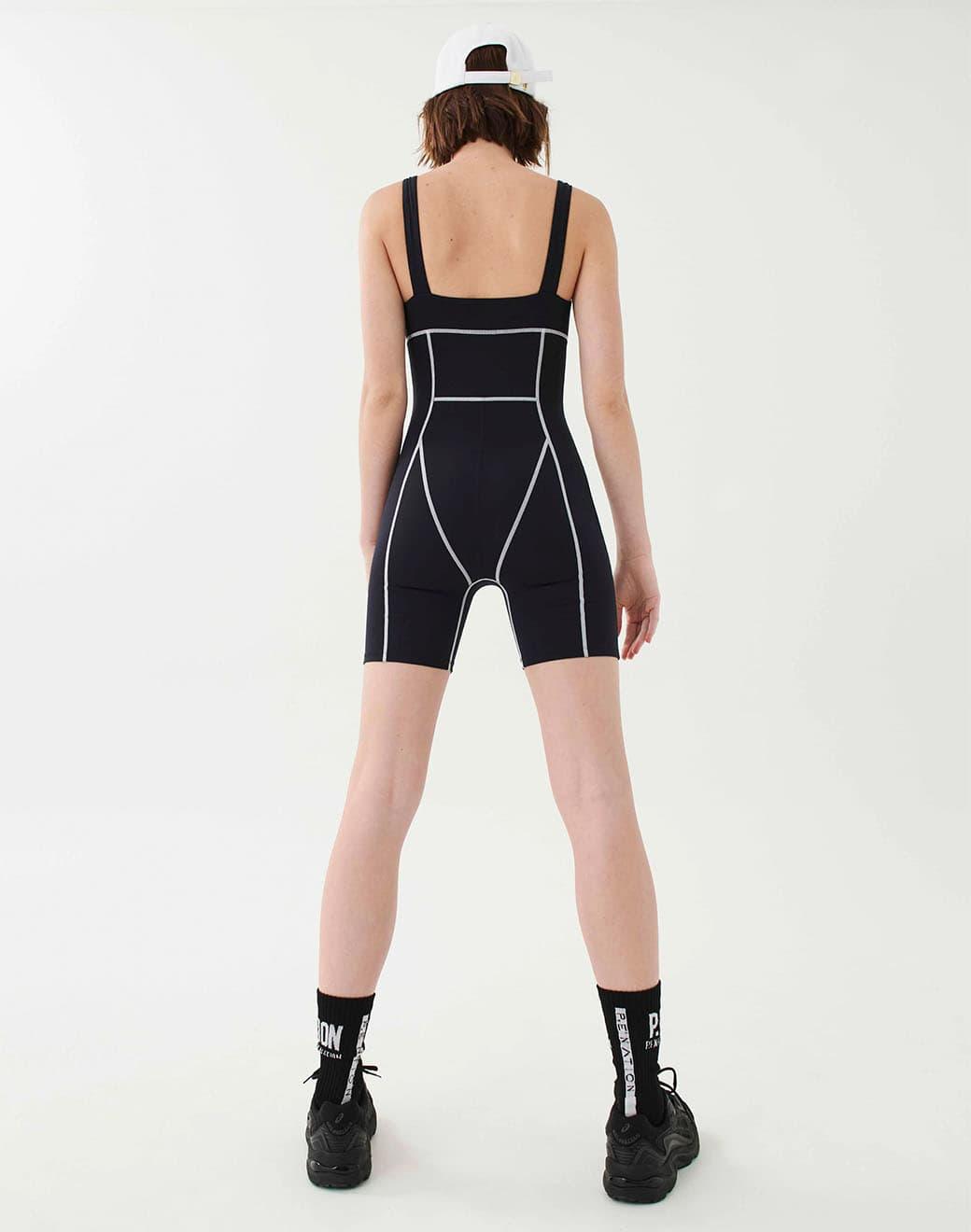 P.E Nation Blast Unitard in Black Spor Tulum