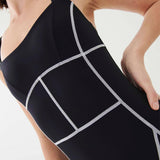 P.E Nation Blast Unitard in Black Spor Tulum