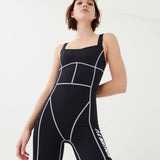 P.E Nation Blast Unitard in Black Spor Tulum