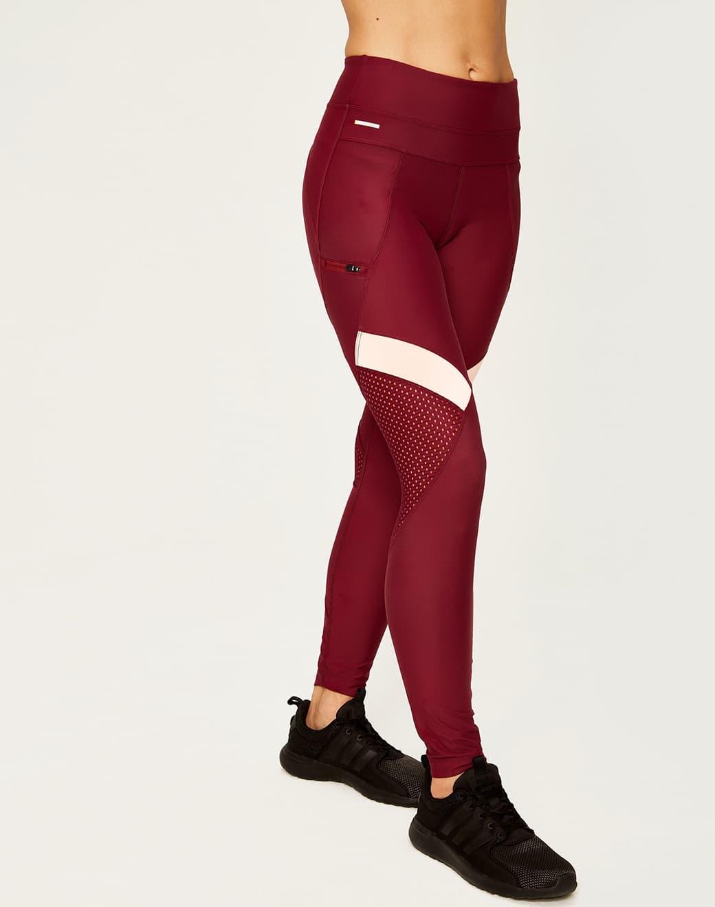 Lole Burst Edition Legging Dark Berry Spor Tayt