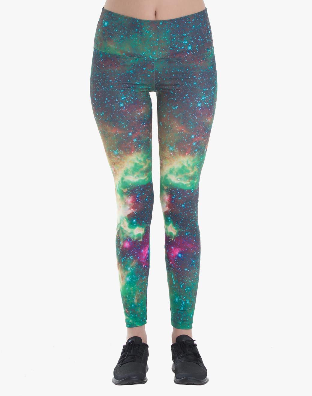 Om Shanti Clothing Cepheus Star Clouds Space Galaxy Spor Tayt
