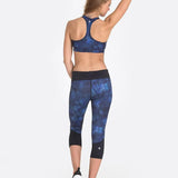 Vie Active Chelsea Blue Feather Kapri Spor Tayt