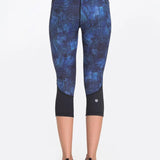 Vie Active Chelsea Blue Feather Kapri Spor Tayt
