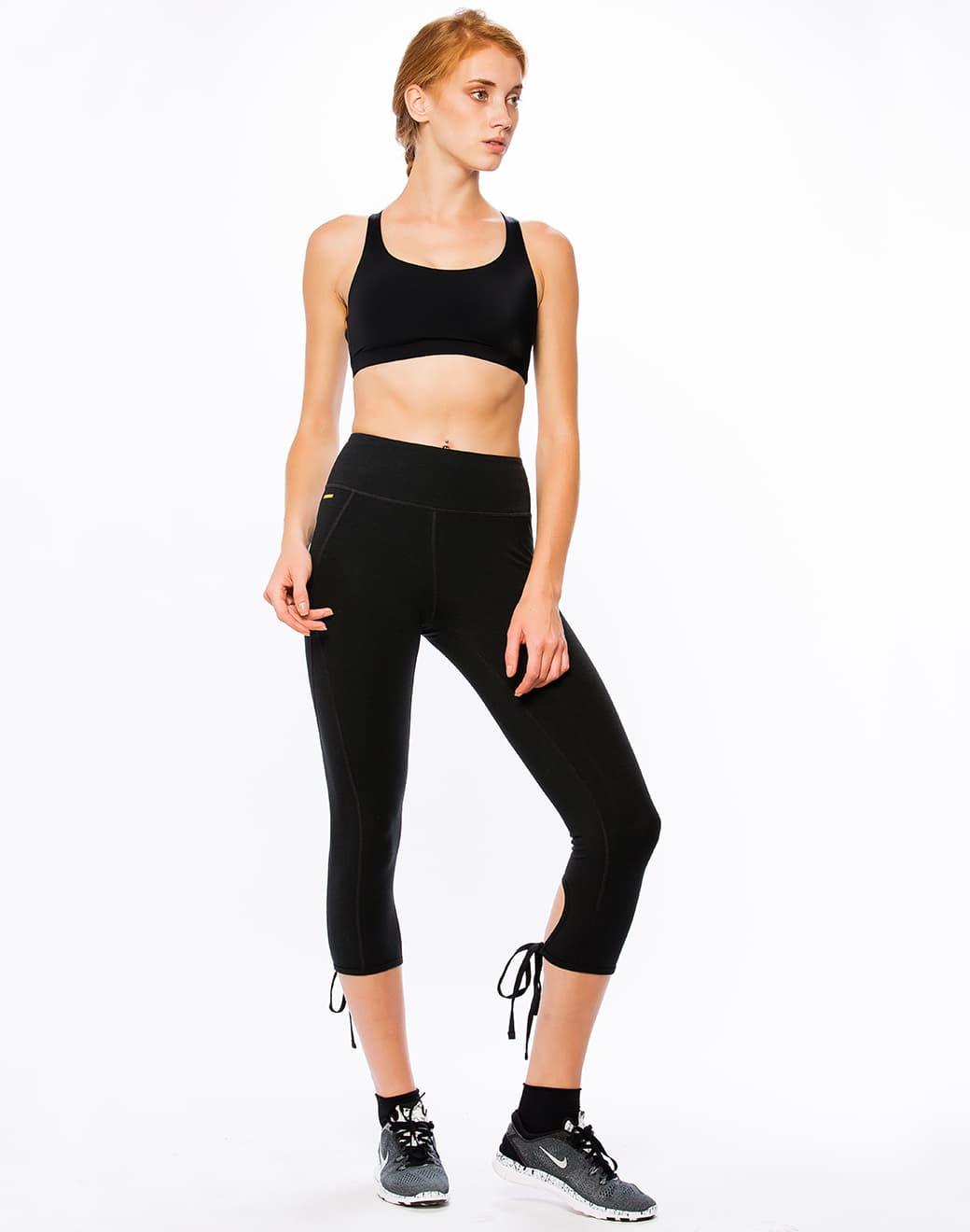 Lole Eliana Capri Siyah Spor Tayt
