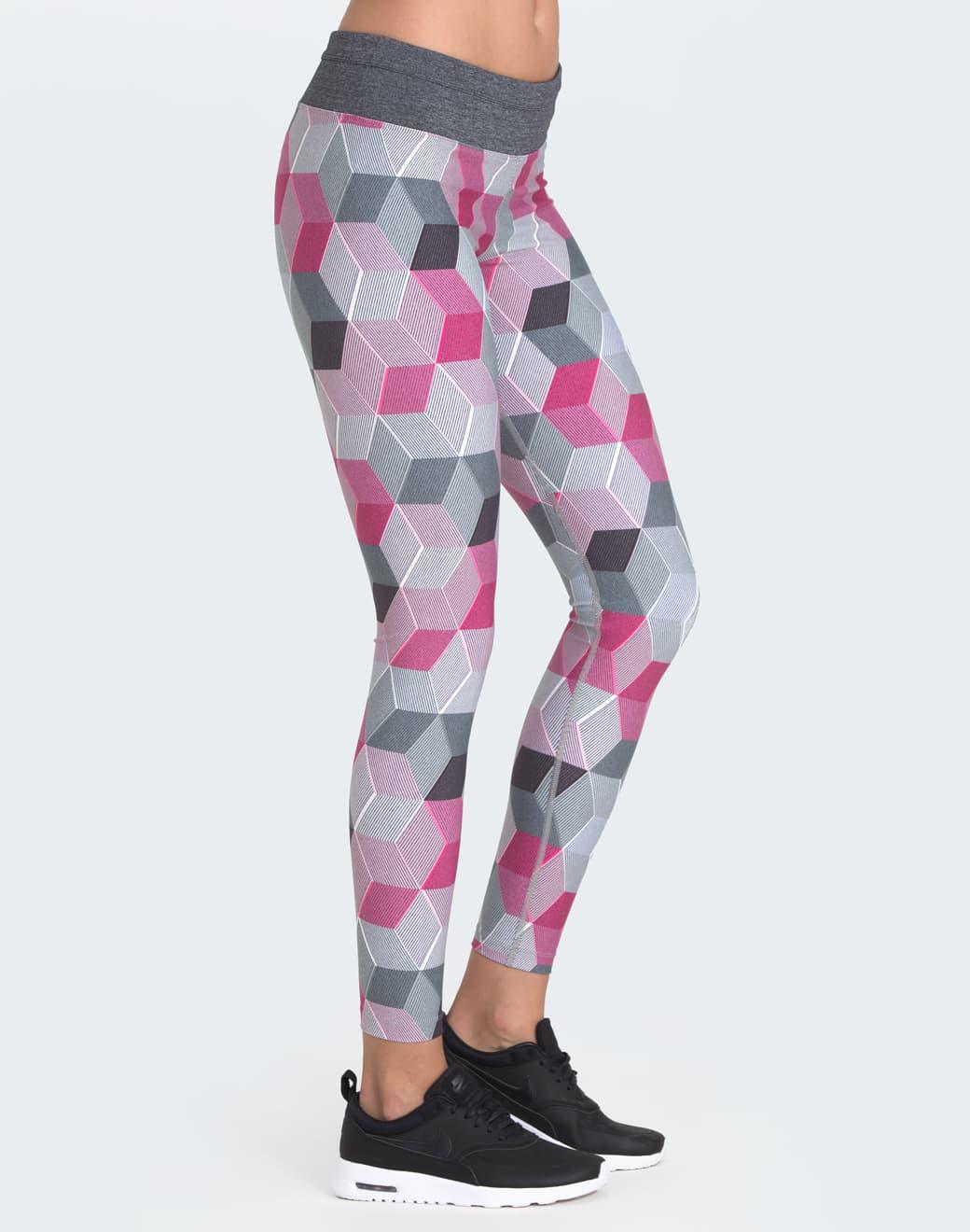 Lorna Jane Geo Pop Full Length Spor Tayt
