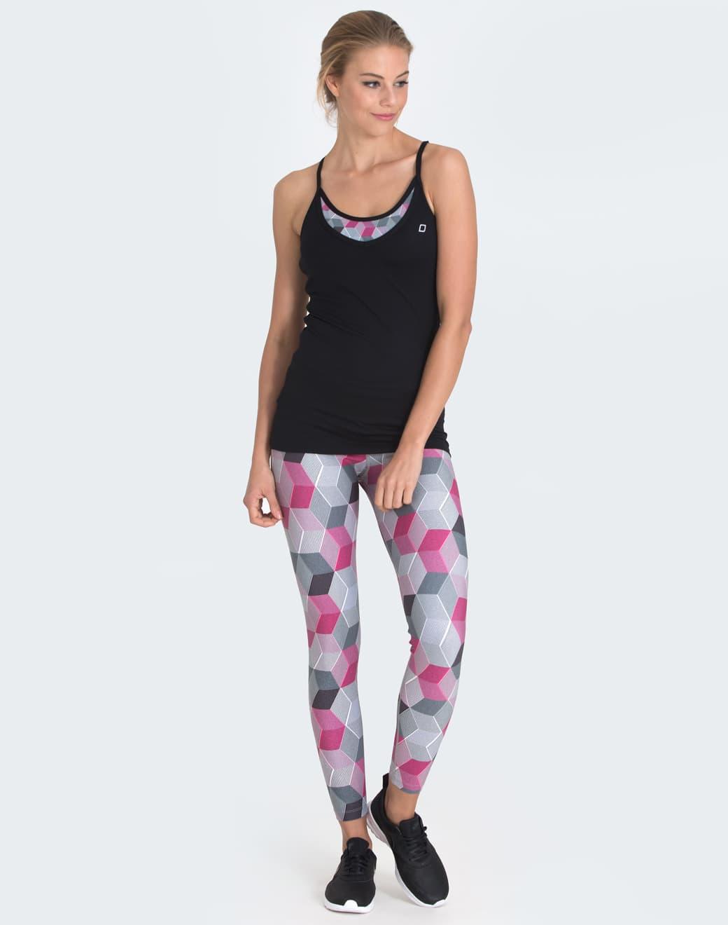 Lorna Jane Geo Pop Full Length Spor Tayt