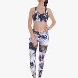 Running Bare HR Full Length Desenli Spor Tayt