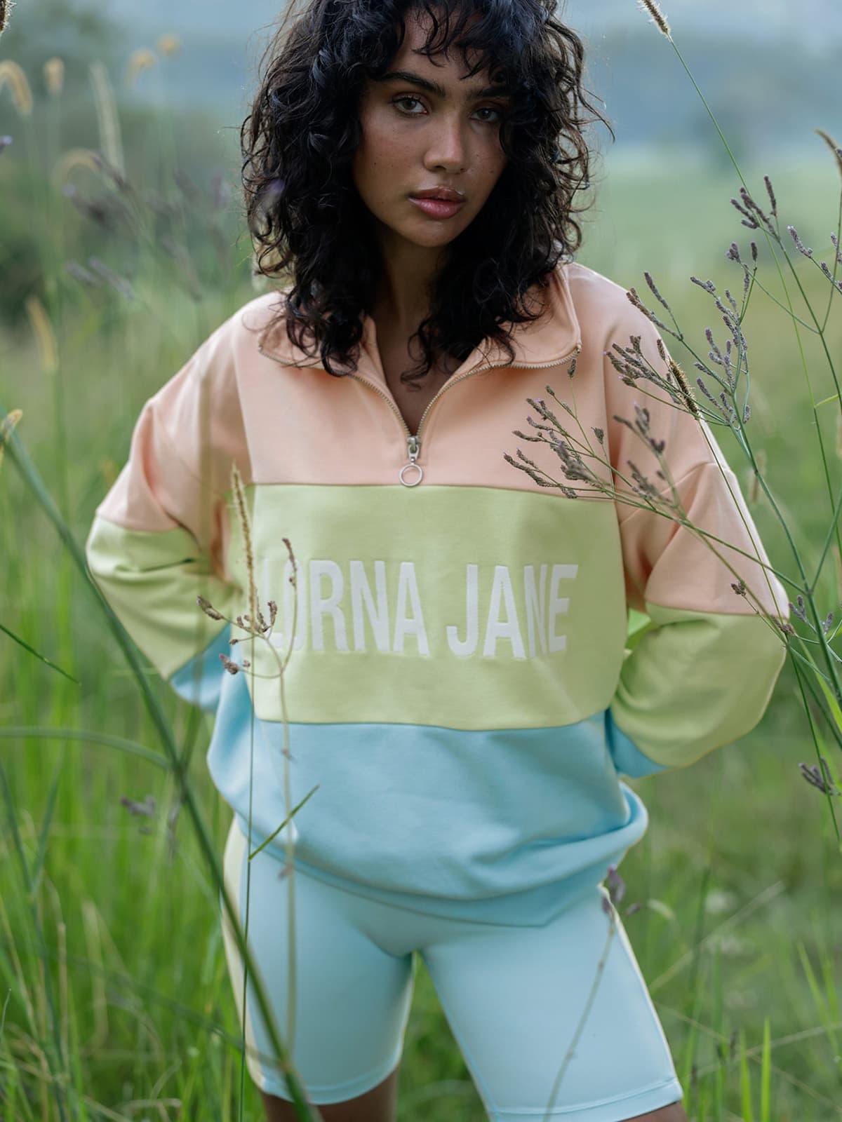 Lorna Jane LJ Splice Quarter Zip Sweatshirt