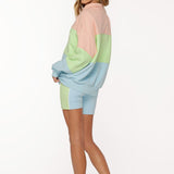 Lorna Jane LJ Splice Quarter Zip Sweatshirt