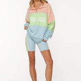 Lorna Jane LJ Splice Quarter Zip Sweatshirt