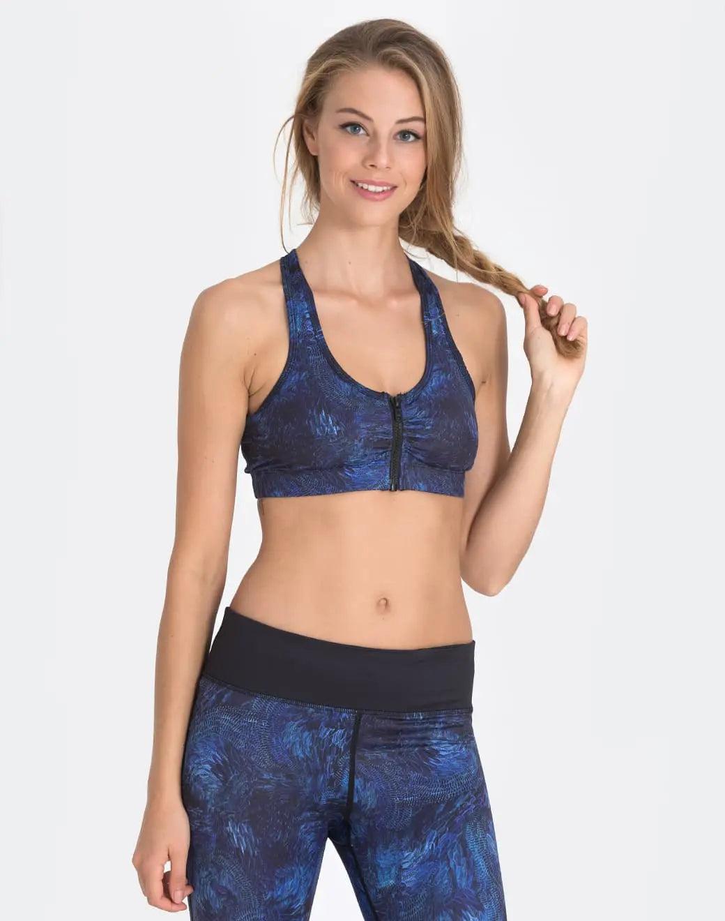 Vie Active Lori Blue Feather Sporcu Sütyeni