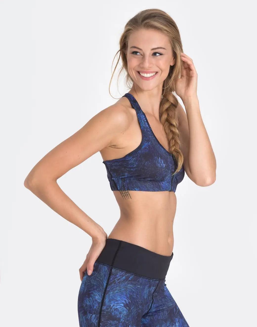 Vie Active Lori Blue Feather Sporcu Sütyeni