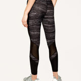 Lole Mid Rise Burst Ankle Leggings Black Riga Spor Tayt