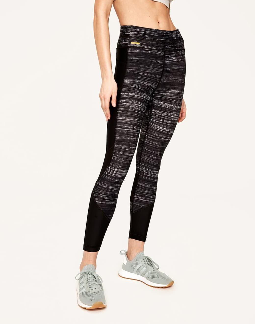 Lole Mid Rise Burst Ankle Leggings Black Riga Spor Tayt