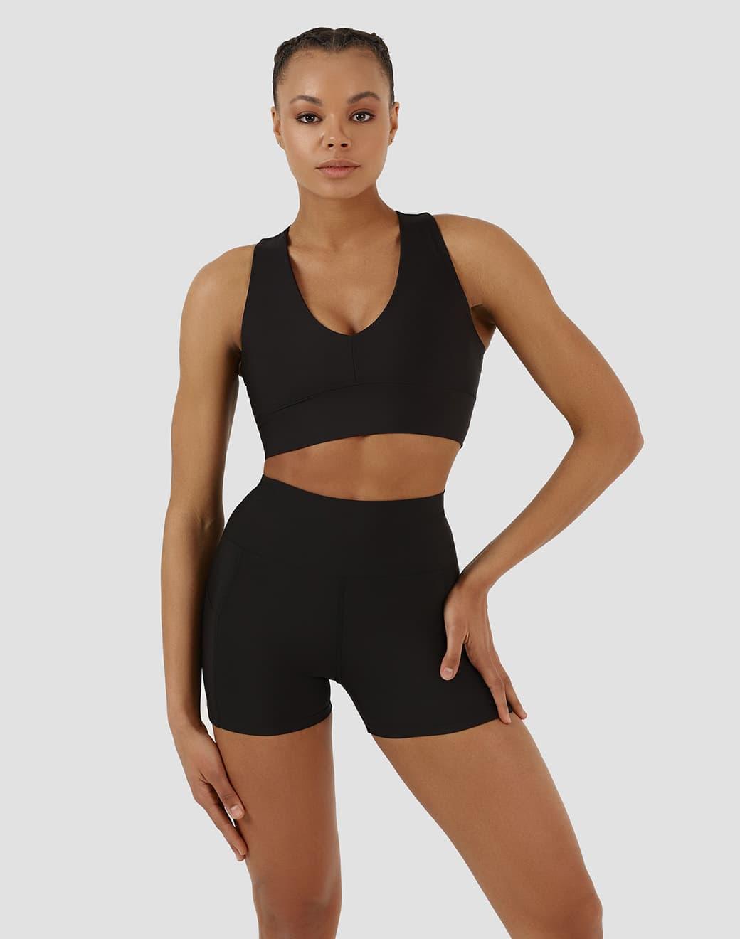 Superstacy Nichole Spor Bra Spor Sütyeni - Siyah
