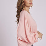 Onzie Om Top Peach Quartz Sweatshirt