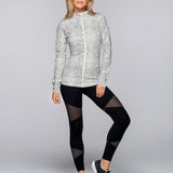Lorna Jane Primitive Excel Zip Through Fermuarlı Sweatshirt
