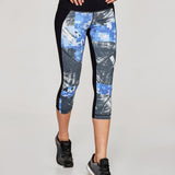 Vimmia Printed Victory Kapri Spor Tayt