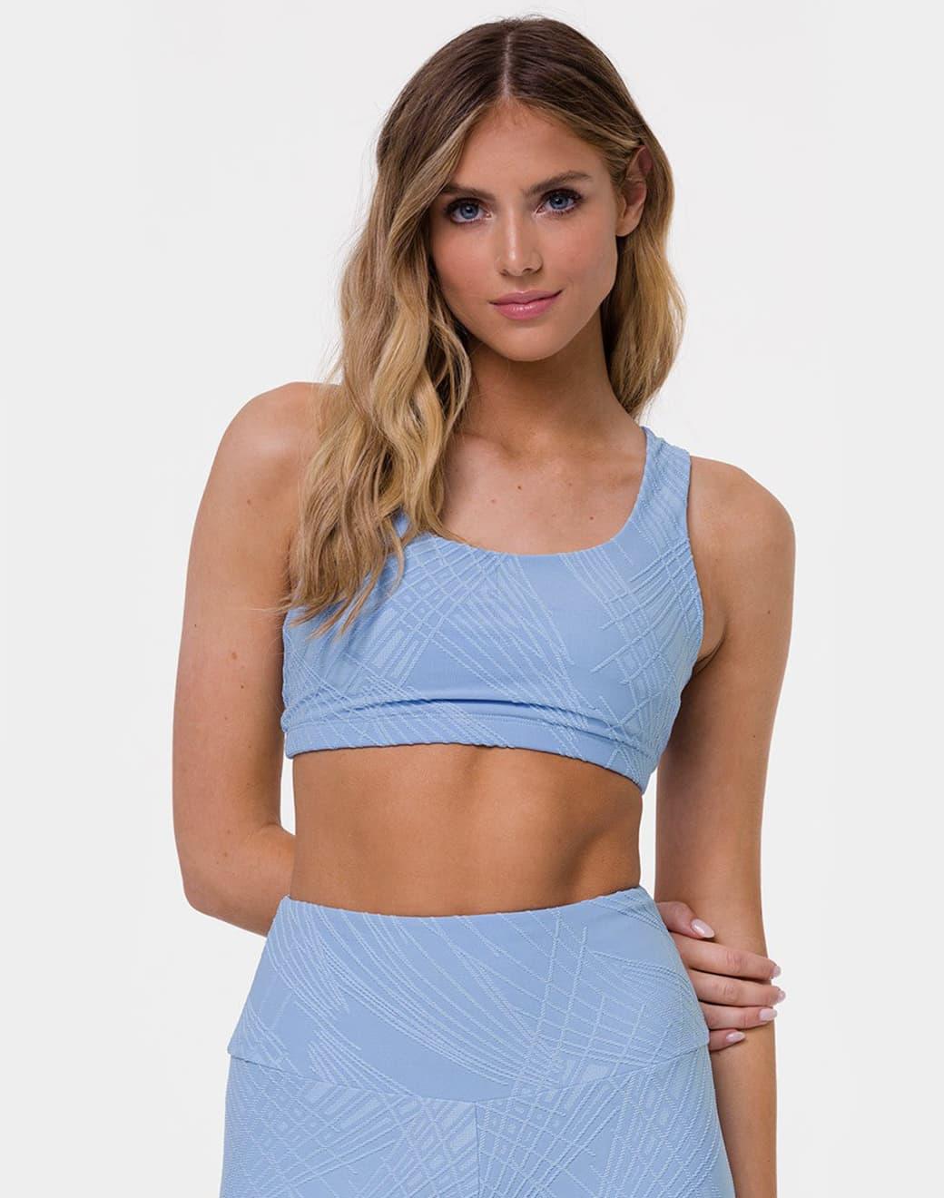 Onzie Selenite Mudra Bra Powder Blue Sporcu Sütyeni