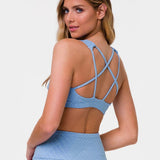 Onzie Selenite Mudra Bra Powder Blue Sporcu Sütyeni