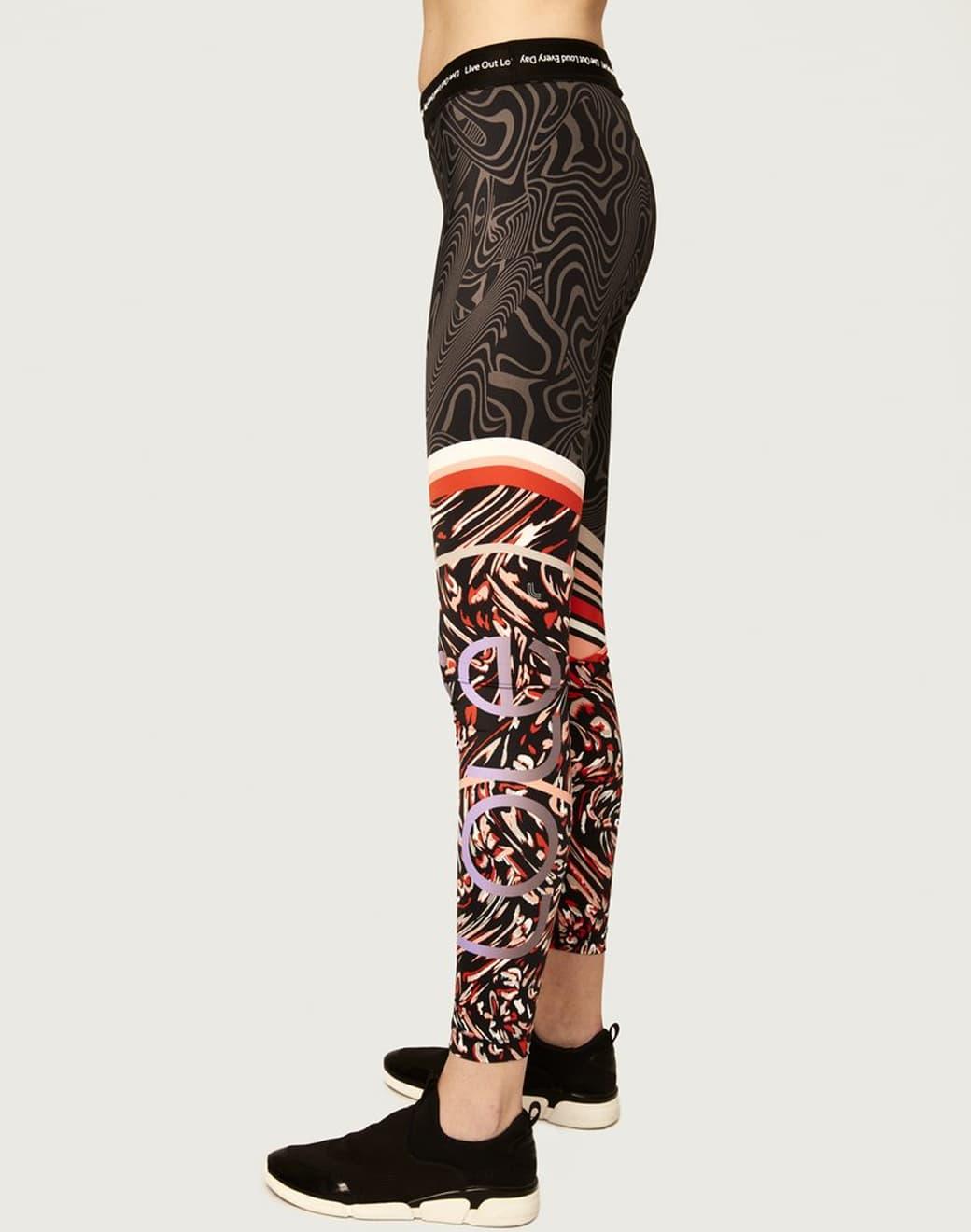 Lole Sierra Leggings Desenli Spor Tayt