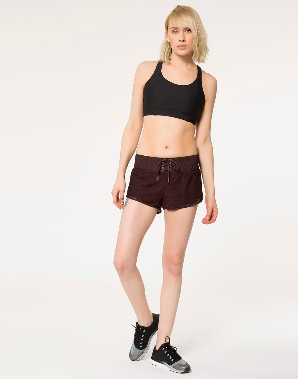 Lurv Sportswear Untamed Mesh Raisin Spor Şort