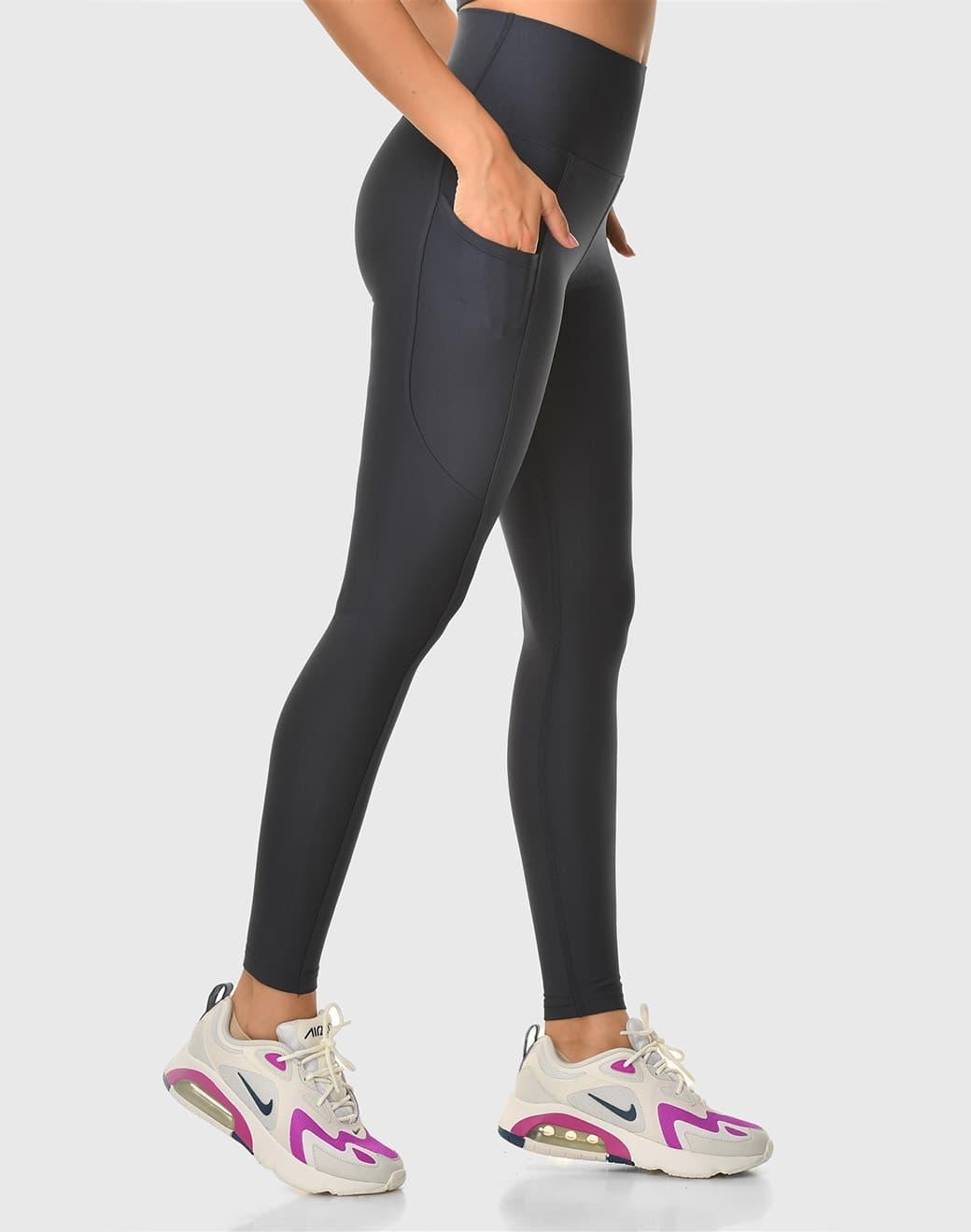 Superstacy Yüksek Bel Cepli Spor Tayt - Lacivert