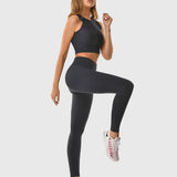Superstacy Yüksek Bel Spor Tayt - Lacivert