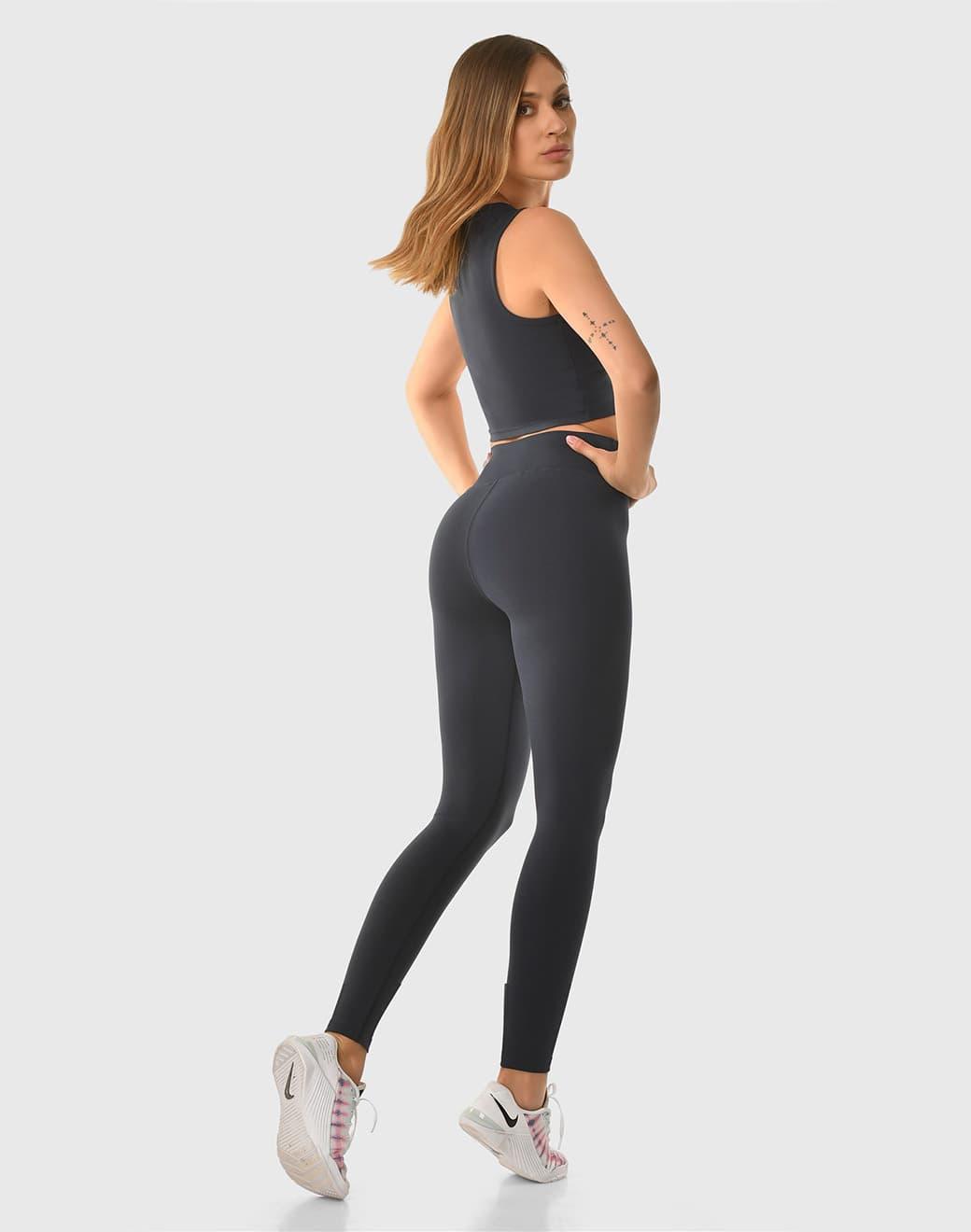 Superstacy Yüksek Bel Spor Tayt - Lacivert