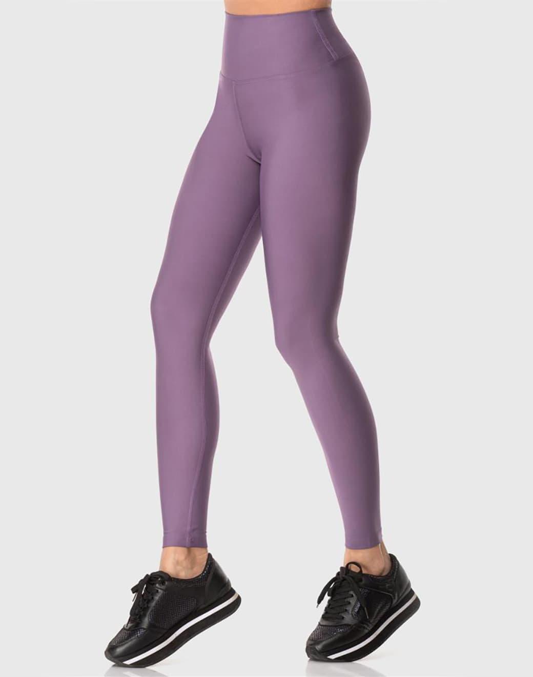 Superstacy Yüksek Bel Spor Tayt - Lila
