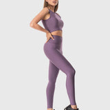 Superstacy Yüksek Bel Spor Tayt - Lila