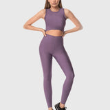 Superstacy Yüksek Bel Spor Tayt - Lila