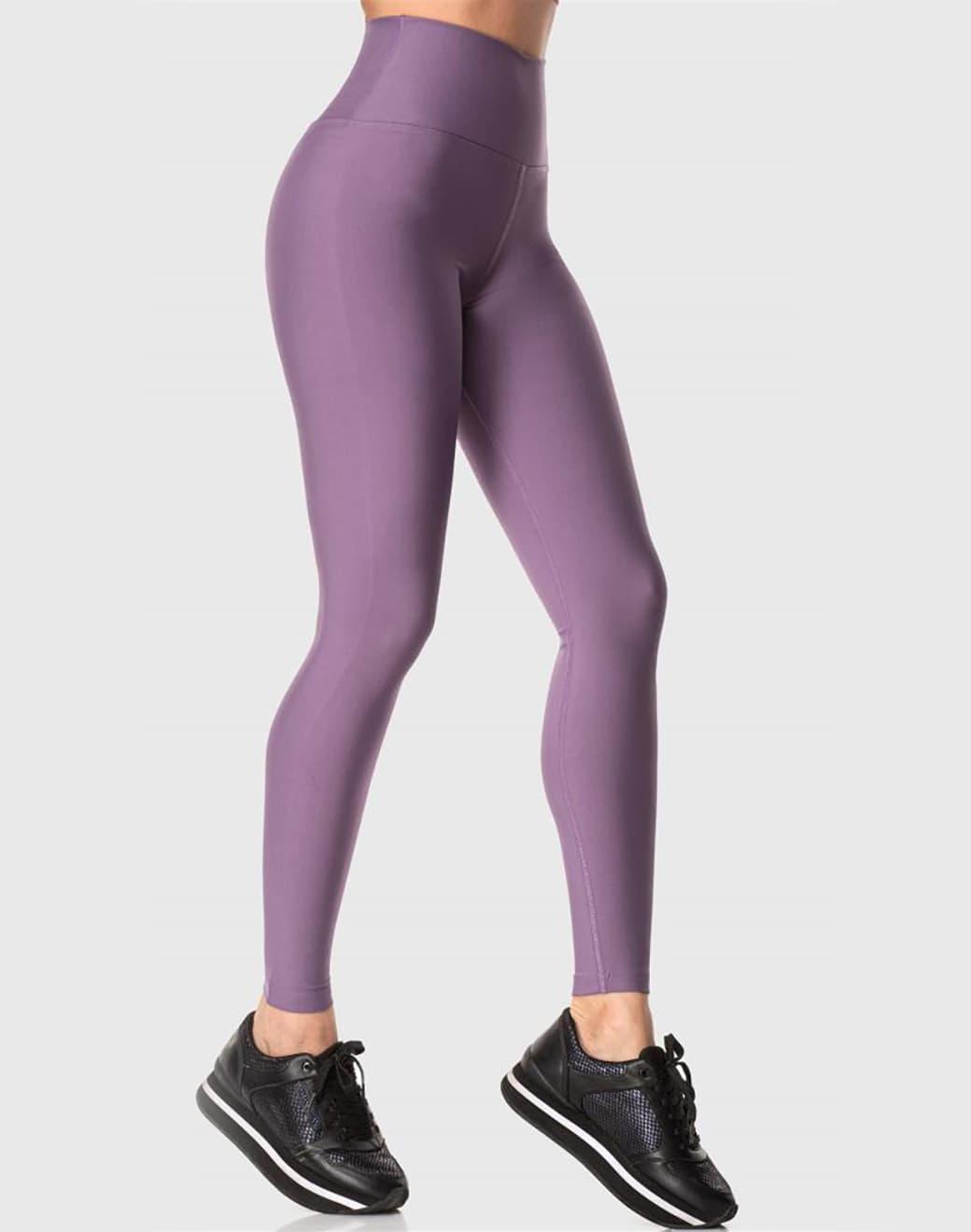 Superstacy Yüksek Bel Spor Tayt - Lila