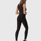 Superstacy Yüksek Bel Spor Tayt - Siyah