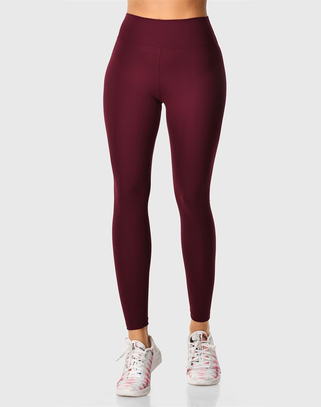 Superstacy Yüksek Bel Spor Tayt - Vişne
