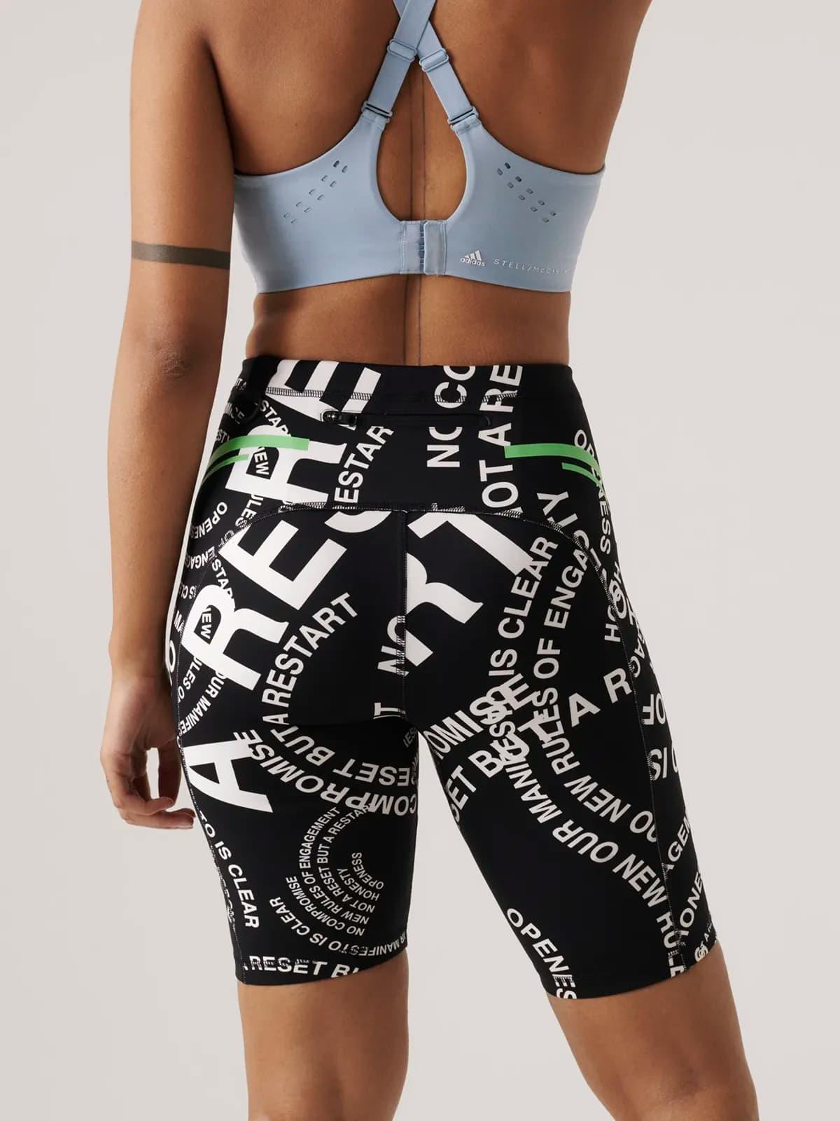 adidas by Stella McCartney aSMC Truecasuals Scuba Short Biker Tayt