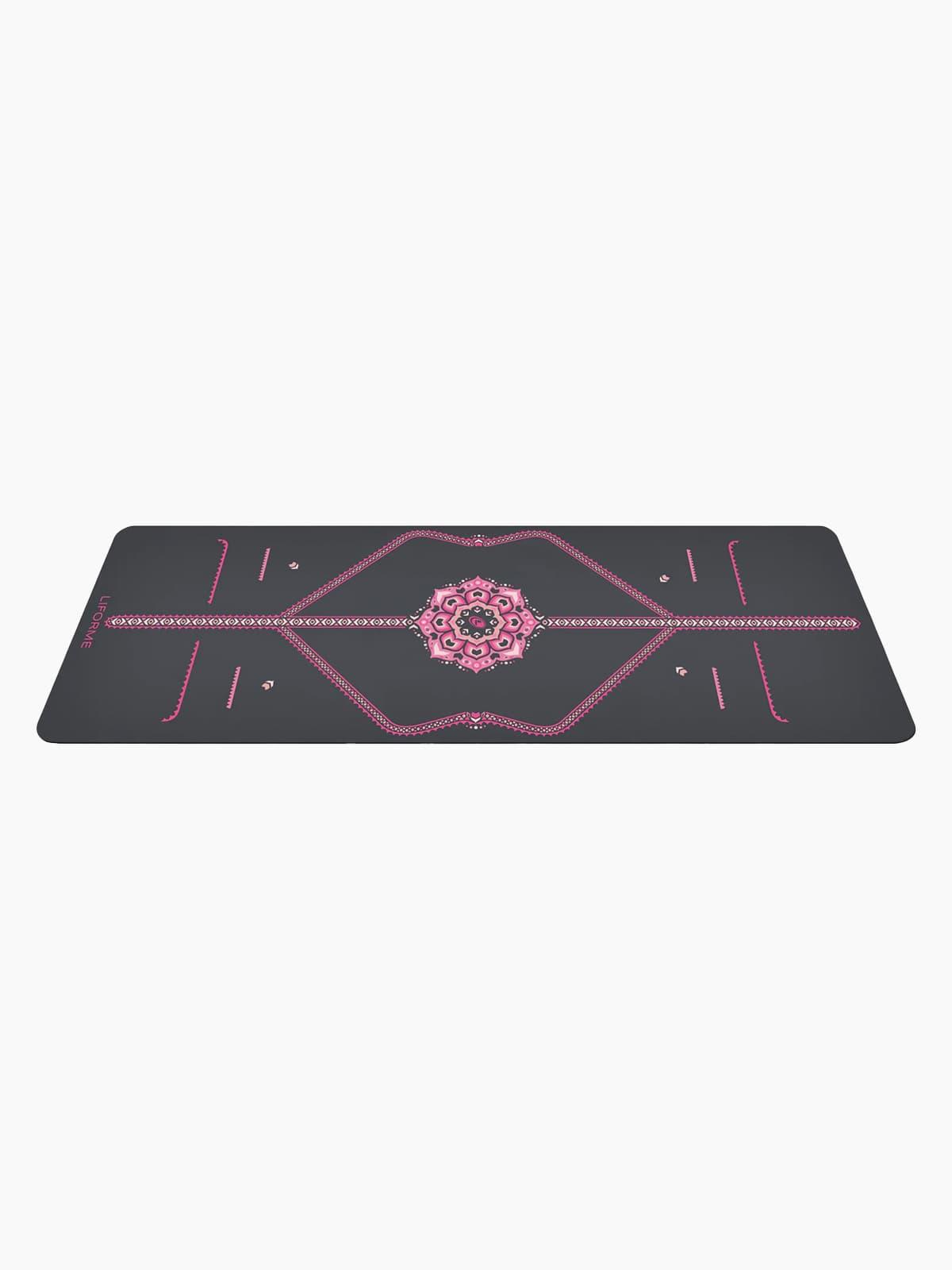 Liforme Liforme Blossoming Lotus Grey 4.2mm Yoga Matı