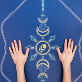 Liforme Liforme Cosmic Moon Dusk Blue 2mm Travel Mat