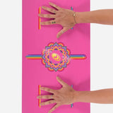 Liforme Liforme Yoga Pad Grateful Pink Rainbow Yoga Pedi