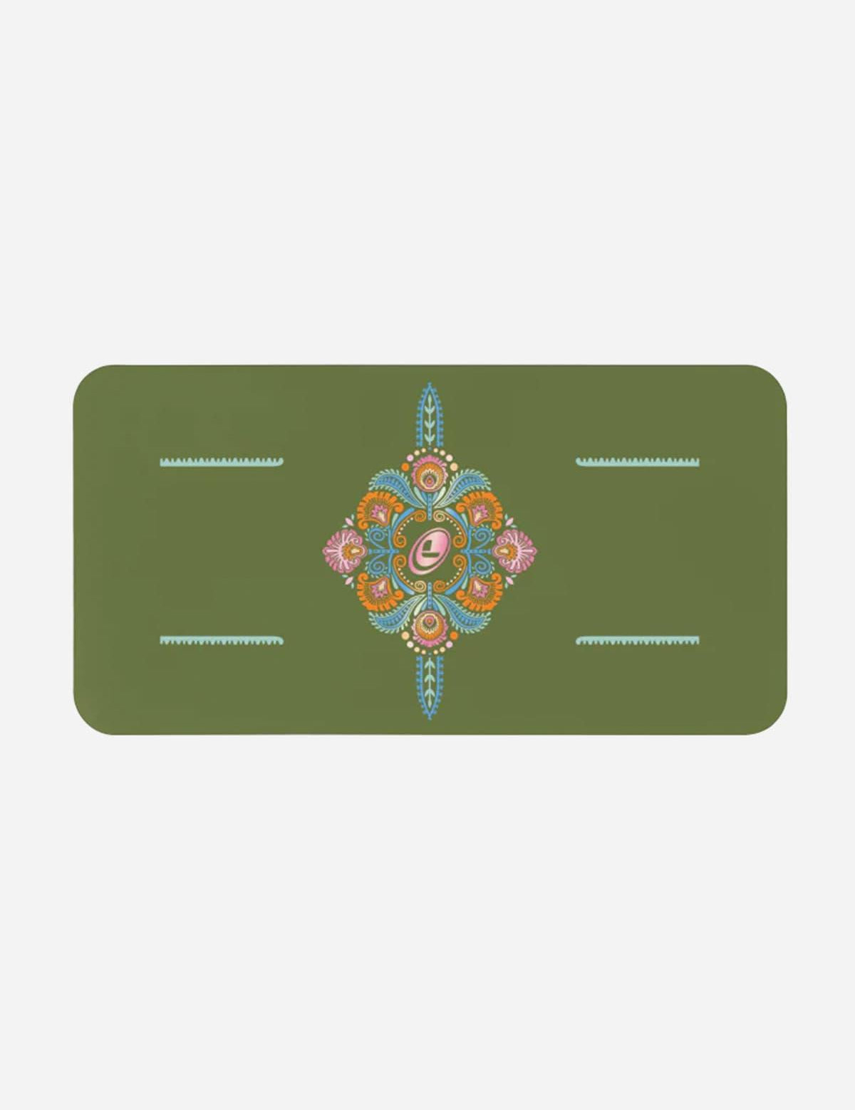 Liforme Liforme Yoga Pad Mindful Garden Olive Yoga Pedi