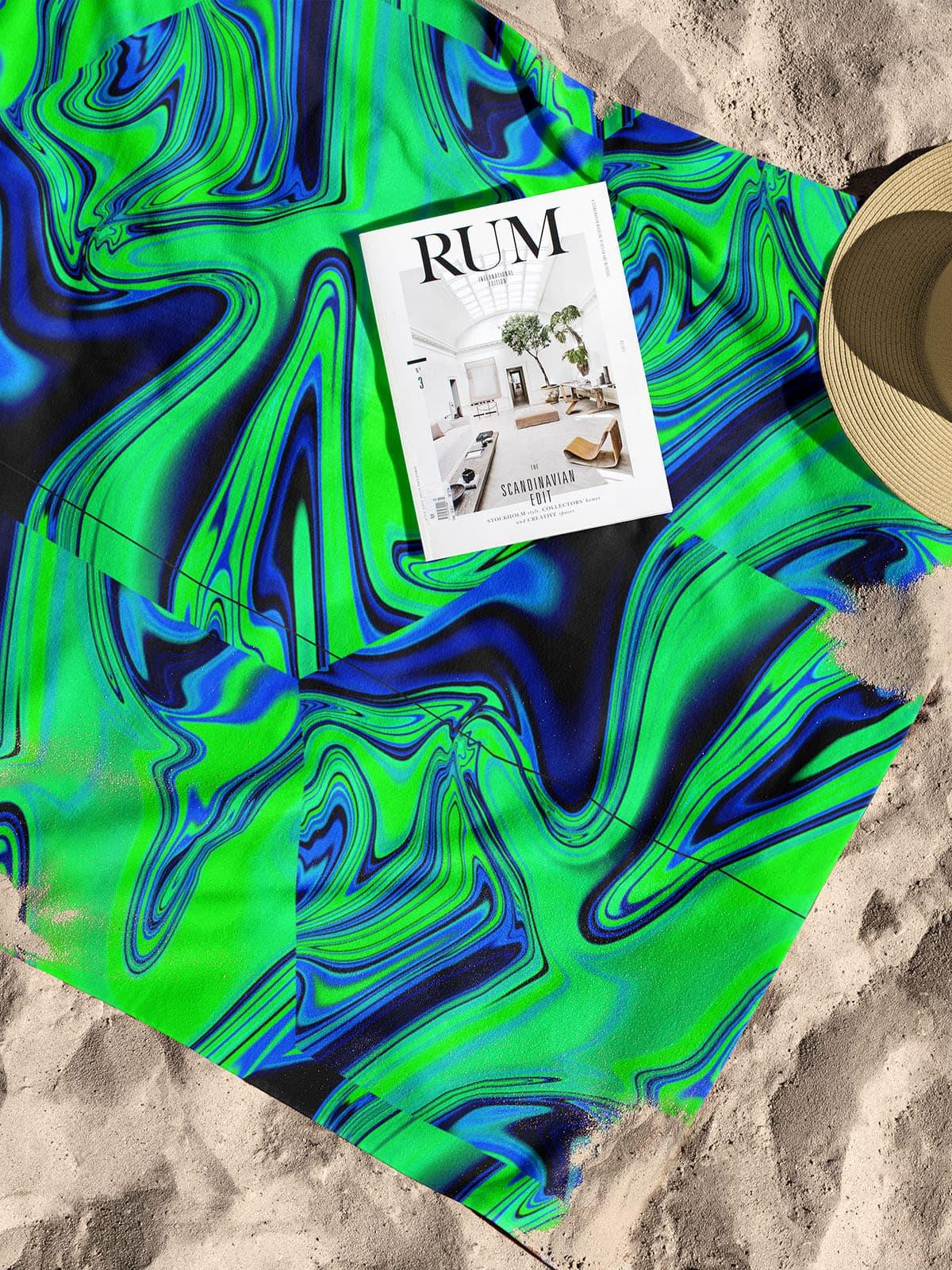 Essential Towel Microfiber Essential Towel Esoteric Aura Havlu