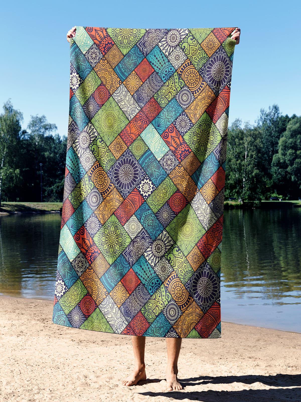 Essential Towel Microfiber Essential Towel Ethnic Havlu