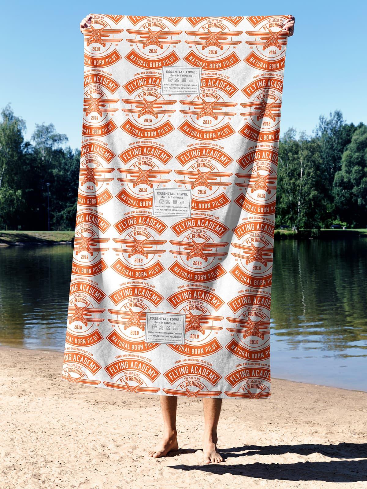 Essential Towel Microfiber Essential Towel Flying Academy Havlu